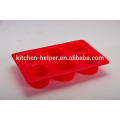 Hot Selling 6 Cups Food Grade Heat Resistant Non-stick Novelty Cupcake Baking Silicone Muffin Pan